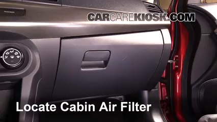 2012 Mitsubishi Lancer SE 2.4L 4 Cyl. Air Filter (Cabin) Check